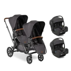 Duo Poussette Double Zoom + 2 Coques I-Gemm Ember De Joie ABC DESIGN : Comparateur, Avis, Prix